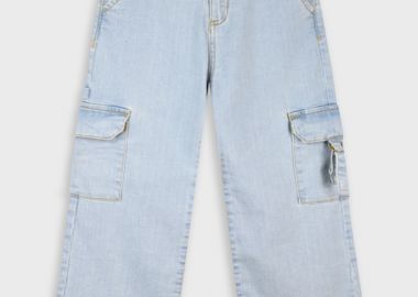 Τζην wide leg | ΜΠΛΕ ΤΖΗΝ - Energiers - 